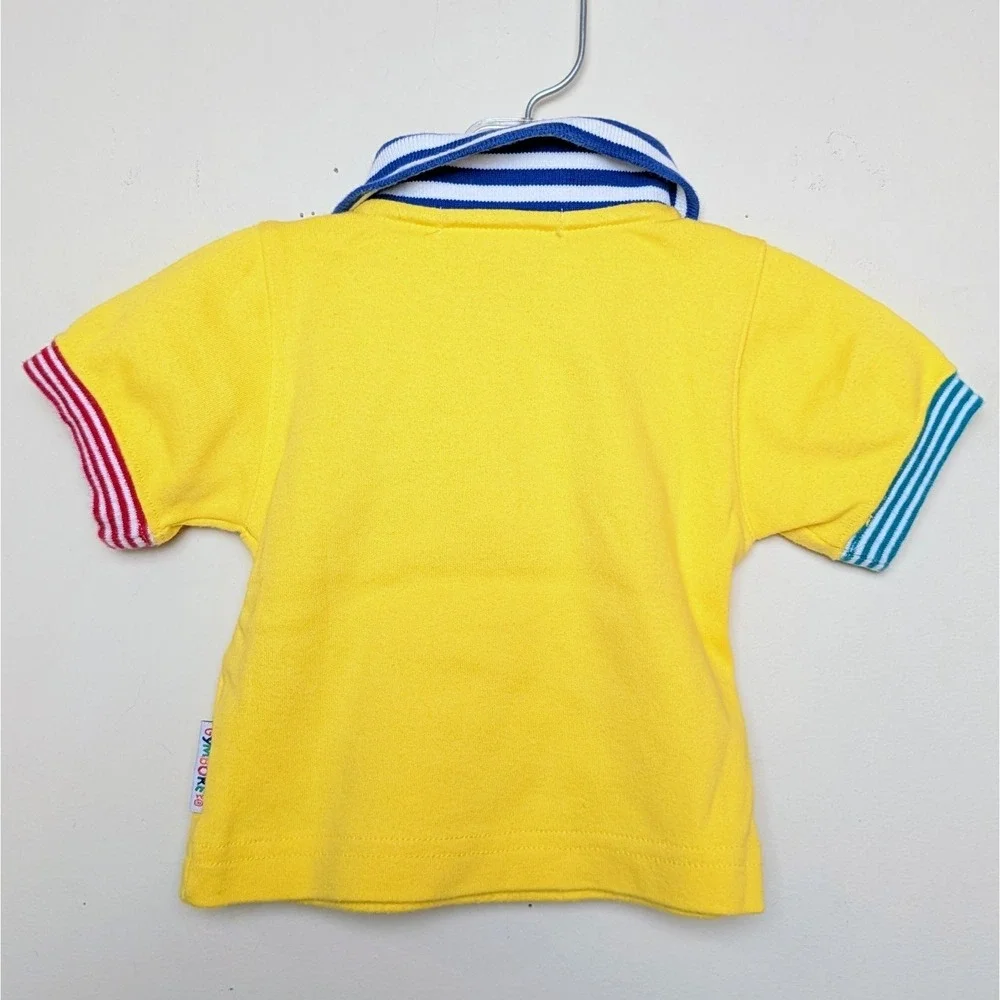 VTG Gymboree Turtle Bubble Overalls Shirt 2pc Set‎ Rainbow Tag 90s Baby Newborn